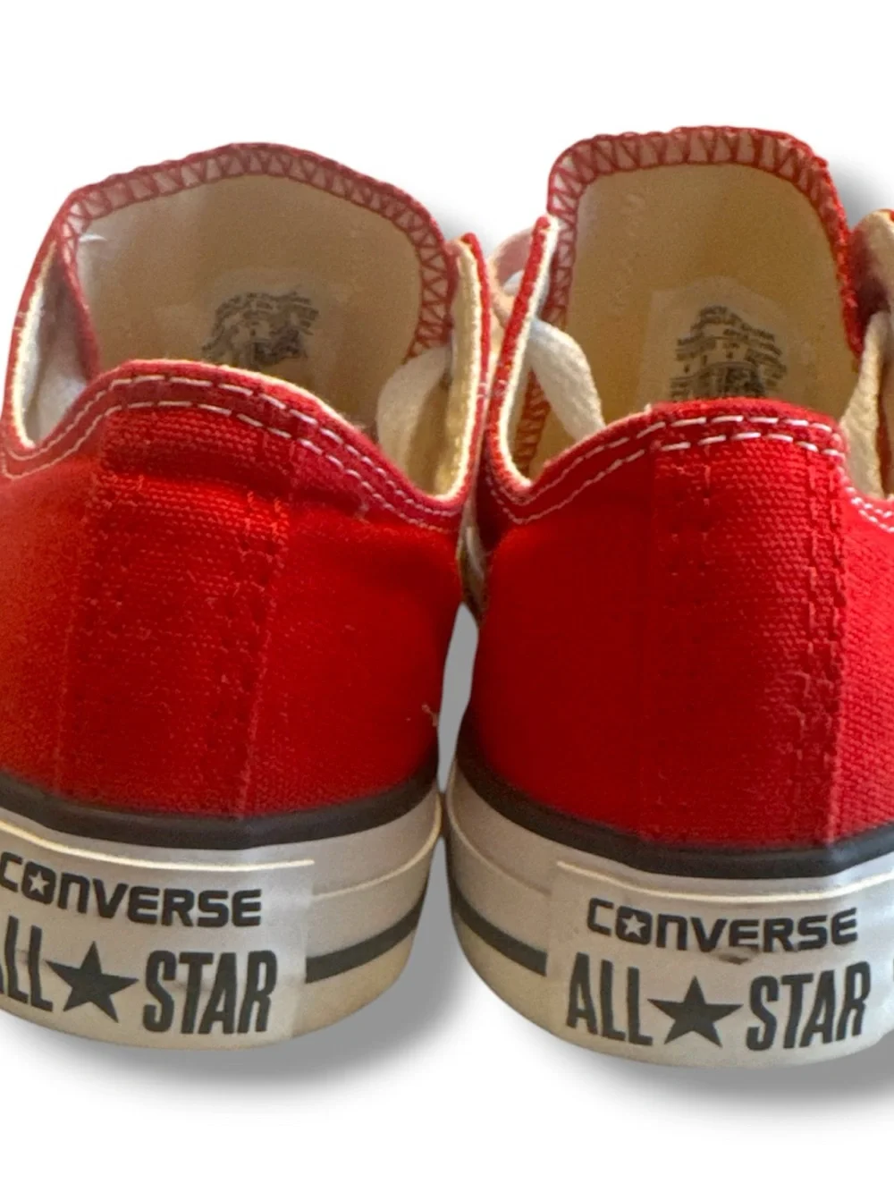 Converse Red Unisex All Stars Low Top Men’s 4 / Women’s 6 - Picture 6 of 7